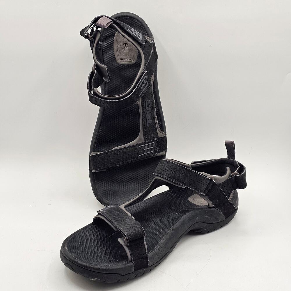 Teva Mens Minam Sandals Size 11 Black 4289 Gorpcore Athleisure Hiking Shoe